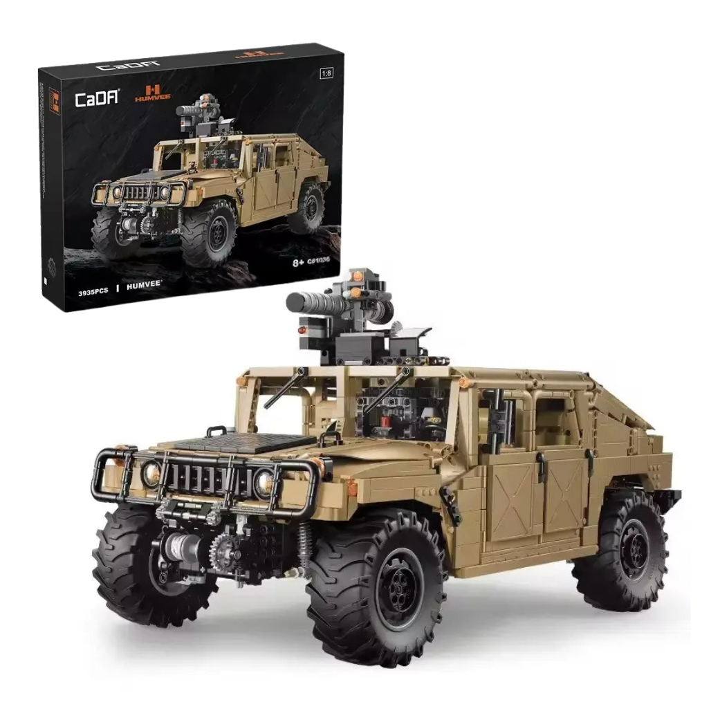 Конструктор детская военная машина Humvee H1 3935 детали