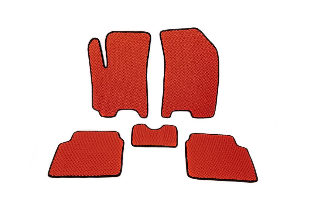Коврики EVA Digital Designs для Chevrolet Aveo T250 2005-2011 гг. этилвинилацетат Красный