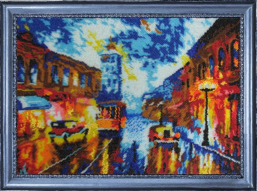 Набір для вишивання бісером BUTTERFLY 306 Вечірній проспект 27х38 см (306) Набір для вишивання бісером BUTTERFLY 306 Вечірній проспект 27х38 см (306)