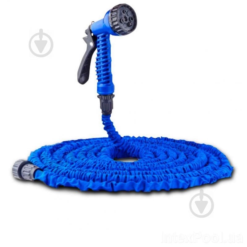 Шланг садовый поливочный с распылителем MAGIC HOSE 87533 15 м Синий