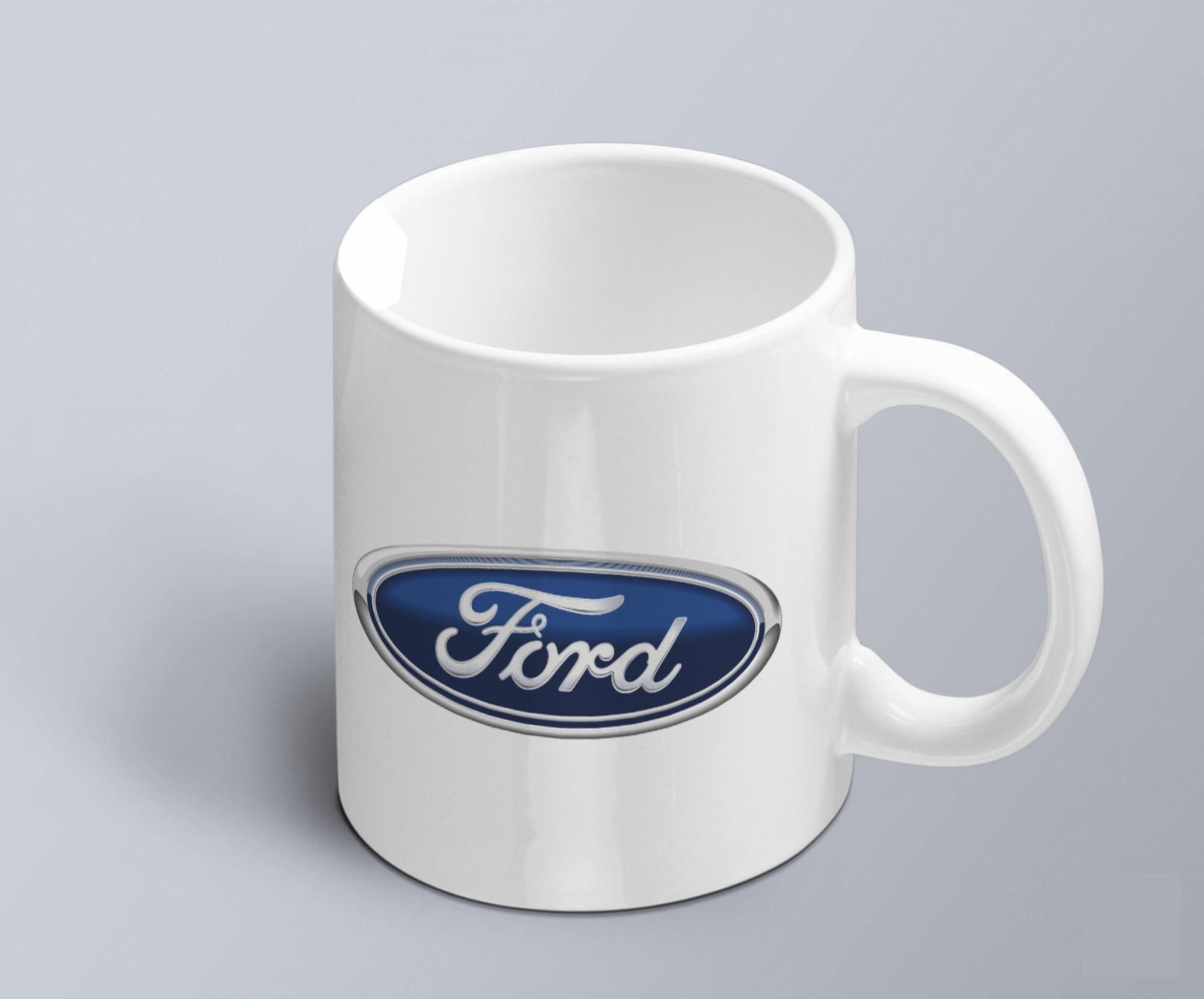 Чашка с принтом авто логотип Ford (02010102036) Чашка с принтом авто логотип Ford (02010102036)