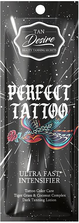 Крем для солярия Tan Desire Perfect Tattoo с тинглами и темными бронзантами (18901740) - фото 1