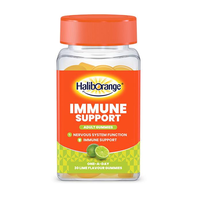 Комплекс для иммунитета Haliborange Immune Support 30 желеек Лайм (21222-01)