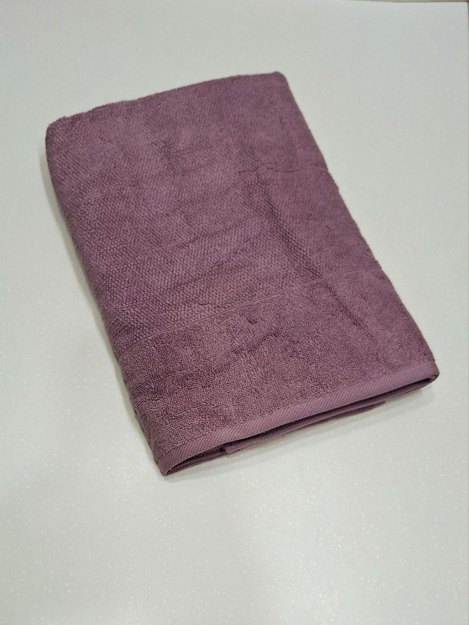Рушник банний махровий АЇША Ефект 70x140 см Пудрово-фіолетовий (873)