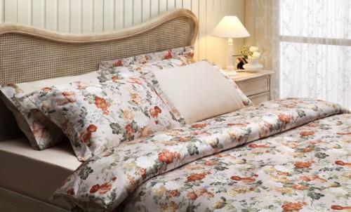 Комплект постільної білизни Tivolyo Home Angelica Делюкс сатин/жатий шовк євро 240x260 см Crema (2000022264109)