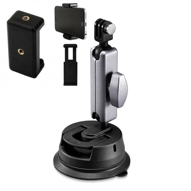 Держатель для экшн-камер на присоске Suction Cup Mount S1 с креплением для телефона