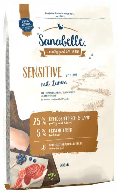 Корм Sanabelle Sensitive Lamb для кошек с чувствительным пищеварением 10 кг (1657227514)