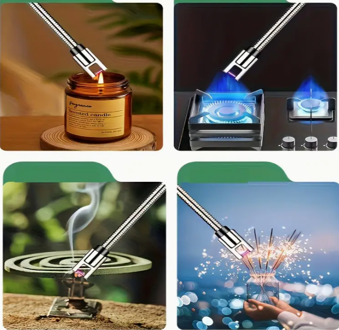 Запальничка електронна екологічна багаторазова для дому/кухні/барбекю/свічок/кемпінгу USB-кабель (1416) - фото 5 Запальничка електронна екологічна багаторазова для дому/кухні/барбекю/свічок/кемпінгу USB-кабель (1416) - фото 5