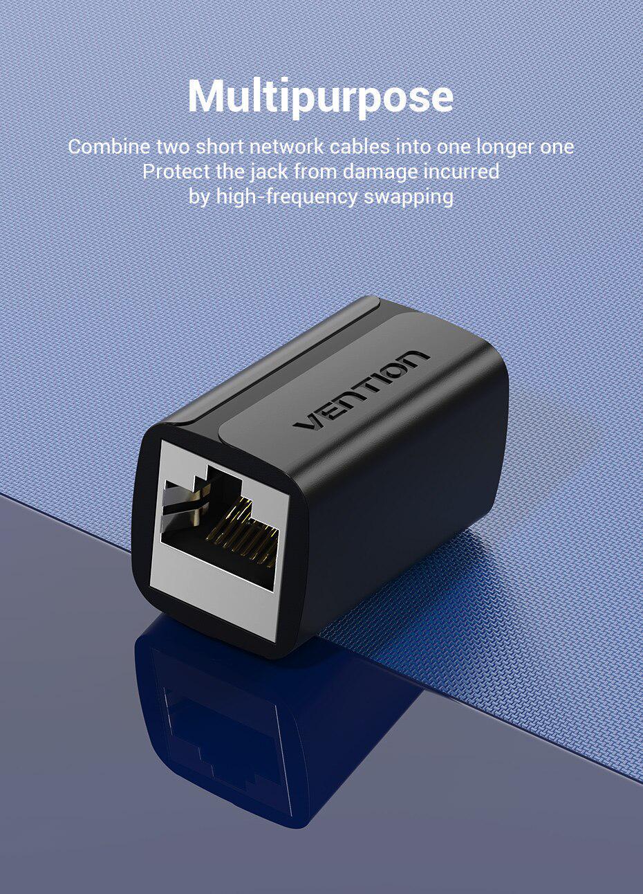 Інтернет-з'єднувач Vention Cat.7 10 Гбіт/с FTP RJ45 LAN RJ 45 Ethernet Чорний (IPWB0) - фото 9 Інтернет-з'єднувач Vention Cat.7 10 Гбіт/с FTP RJ45 LAN RJ 45 Ethernet Чорний (IPWB0) - фото 9