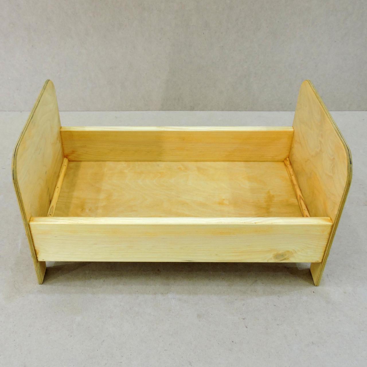 Кровать для кукол из дерева Мариан Ваниль (КРТ-001602) - фото 2 Кровать для кукол из дерева Мариан Ваниль (КРТ-001602) - фото 2