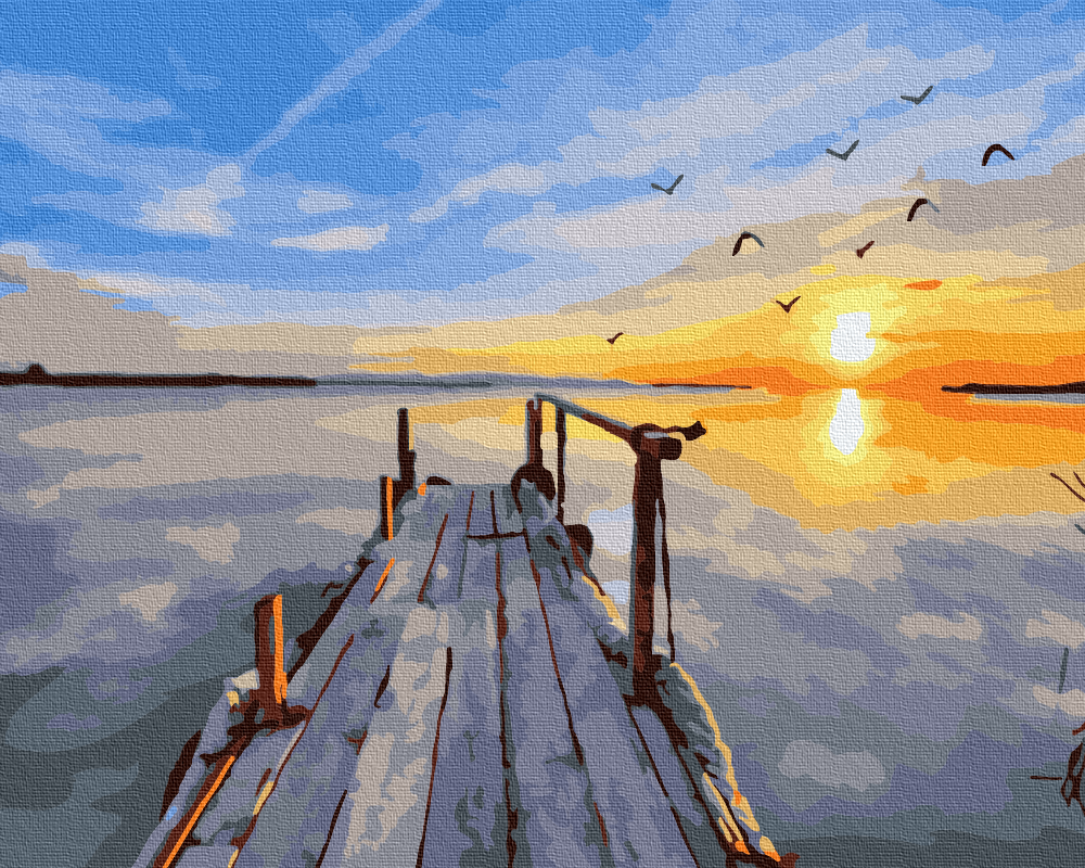 Картина по номерам Brushme Запад у пристани 40x50 см (BS23810)