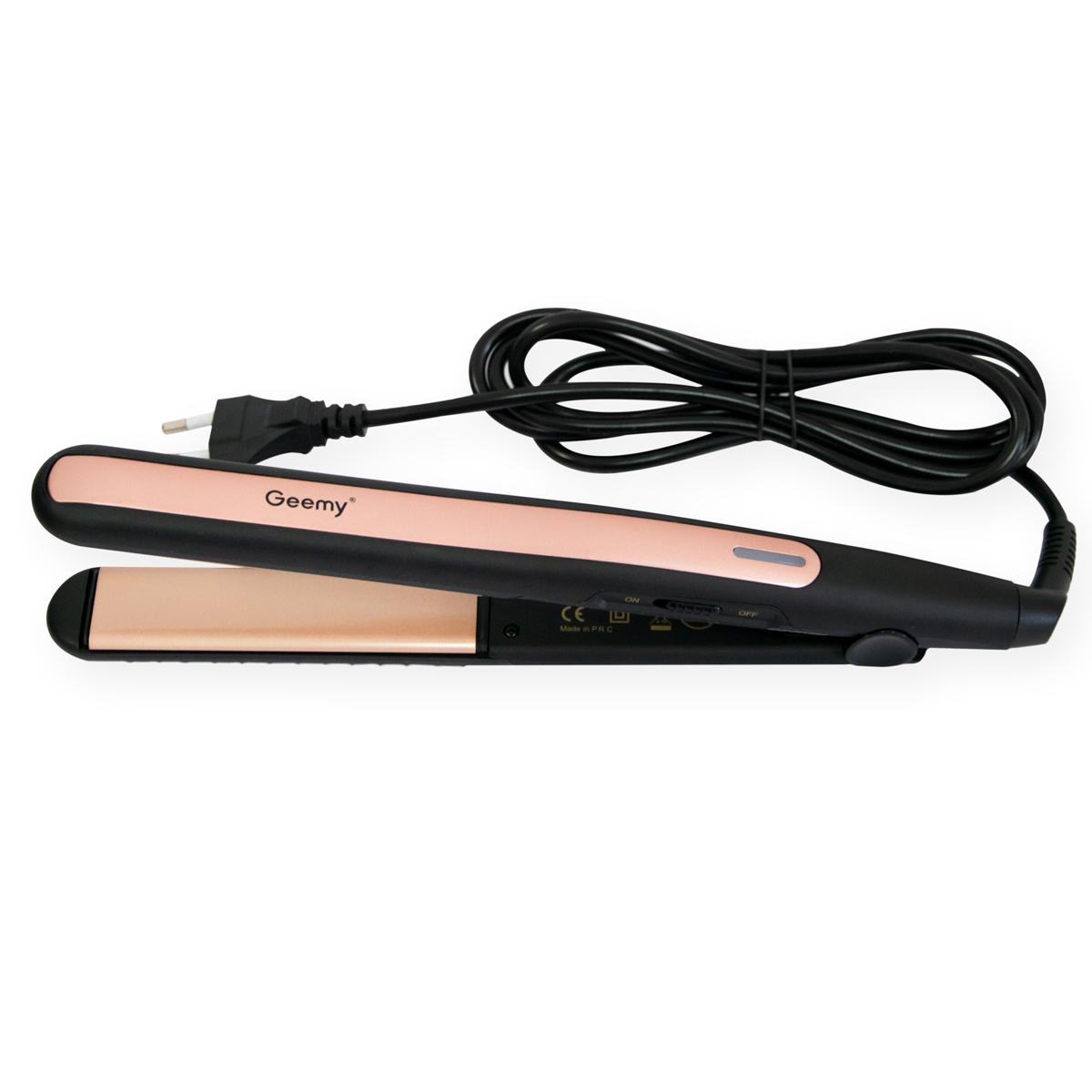 Выпрямитель для волос Geemy GM-2955 45 Вт Черно-розовый (1009935-Other-1)