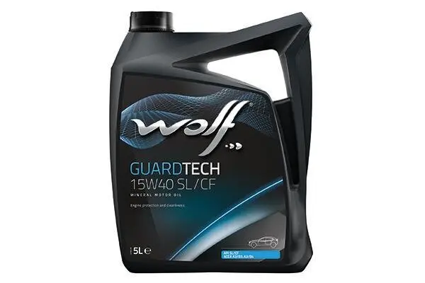 Моторное масло WOLF Guardtech SL/CF 15W-40 5 л (8300318) Моторное масло WOLF Guardtech SL/CF 15W-40 5 л (8300318)