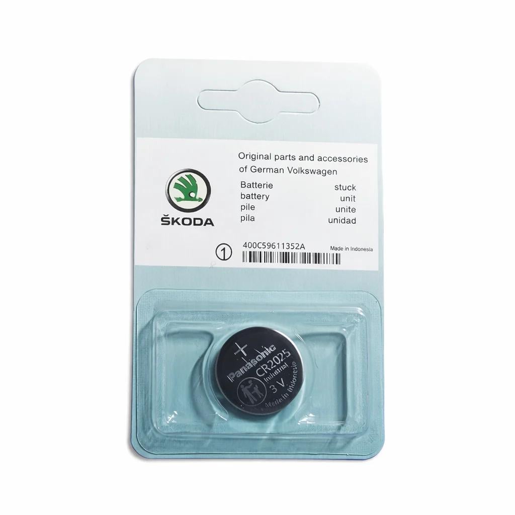 Батарейка CR2025 3V для ключа Skoda литиевая для брелока авто (36304460)