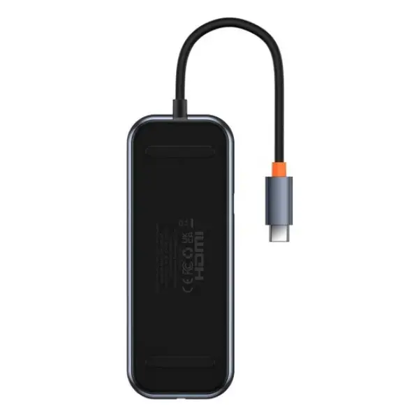 Хаб USB BASEUS AcmeJoy 8-Port Type-C Type-C to HDMI/1/USB3.0/2/USB2.0/1/Type-C PD&Data/1/RJ45/1/S - фото 3