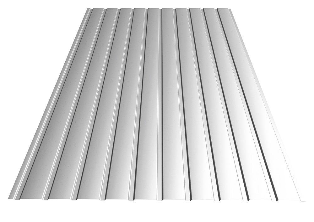 Профнастил ПС 10х1200х1500 мм 0,45 мм RAL9006 глянецевий (9520351) - фото 1 Профнастил ПС 10х1200х1500 мм 0,45 мм RAL9006 глянецевий (9520351) - фото 1