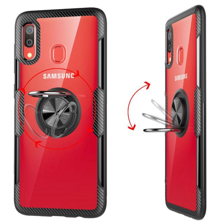 Чохол Primolux Ring Magnetic Stand для Samsung Galaxy A30 2019 SM-A305F Black (1097041152) - фото 2