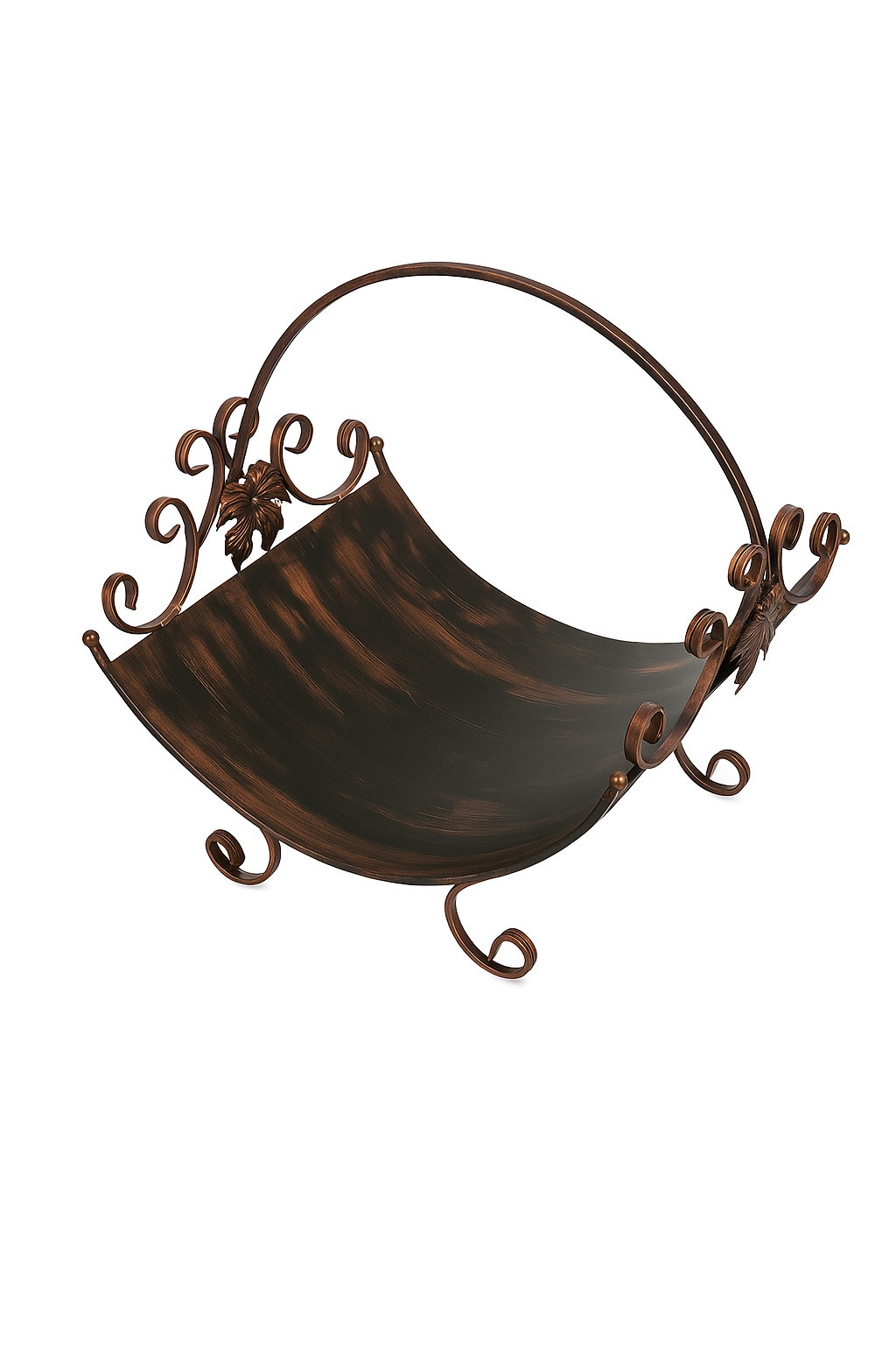 Дровниця кована 68х54х40 см Мідь (2538717080)