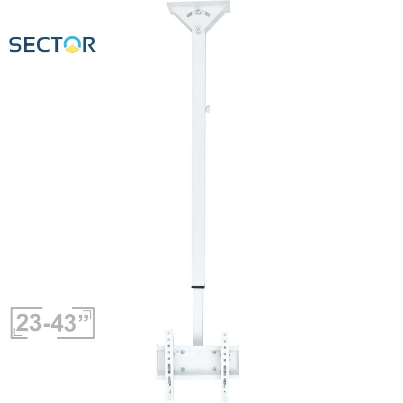 Кріплення для телевізора Sector CM-20T стельовий 23-43" White (tf592) - фото 7 Кріплення для телевізора Sector CM-20T стельовий 23-43" White (tf592) - фото 7