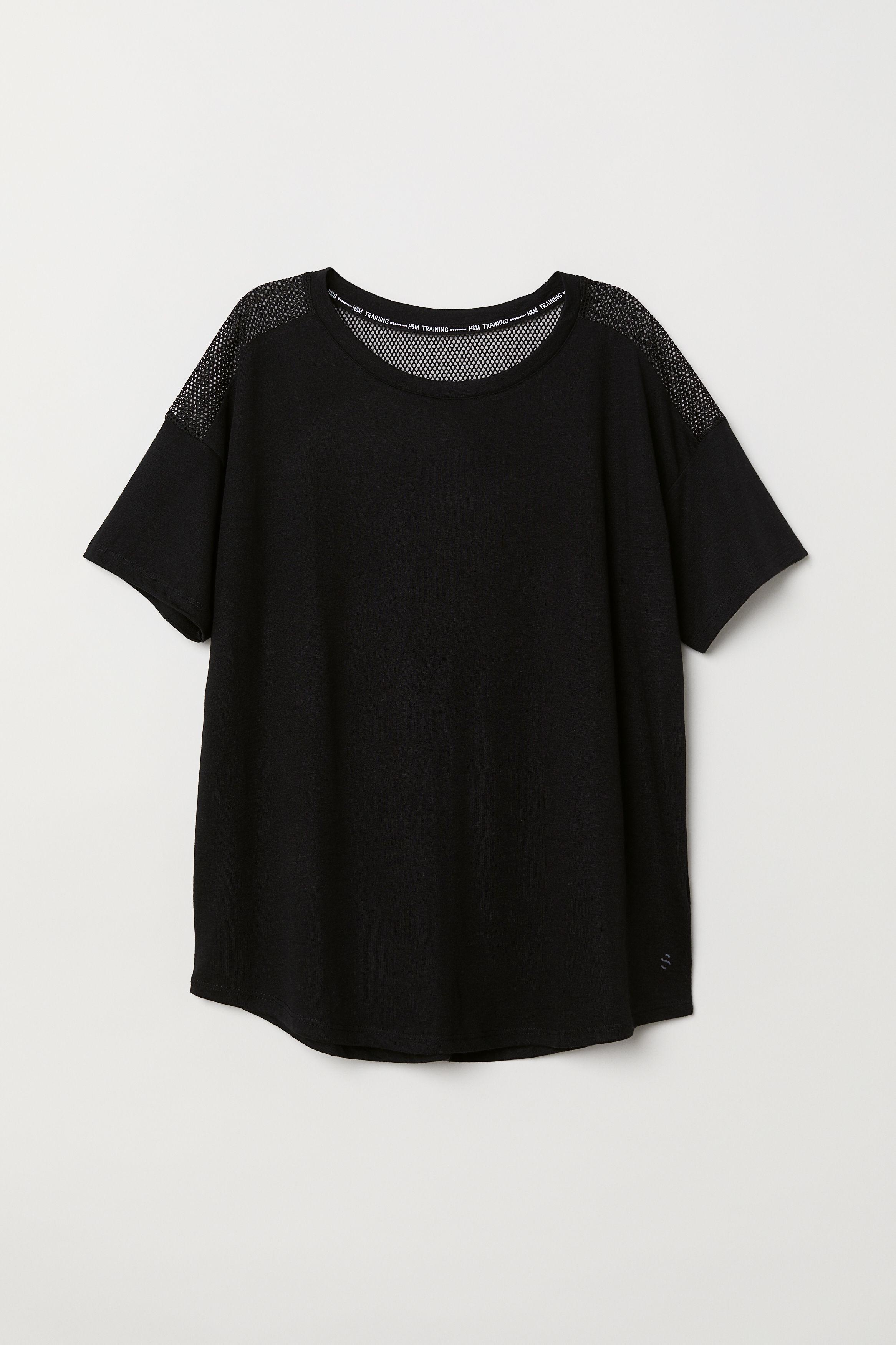 Спортивная футболка H&M XS Черный (6344118)