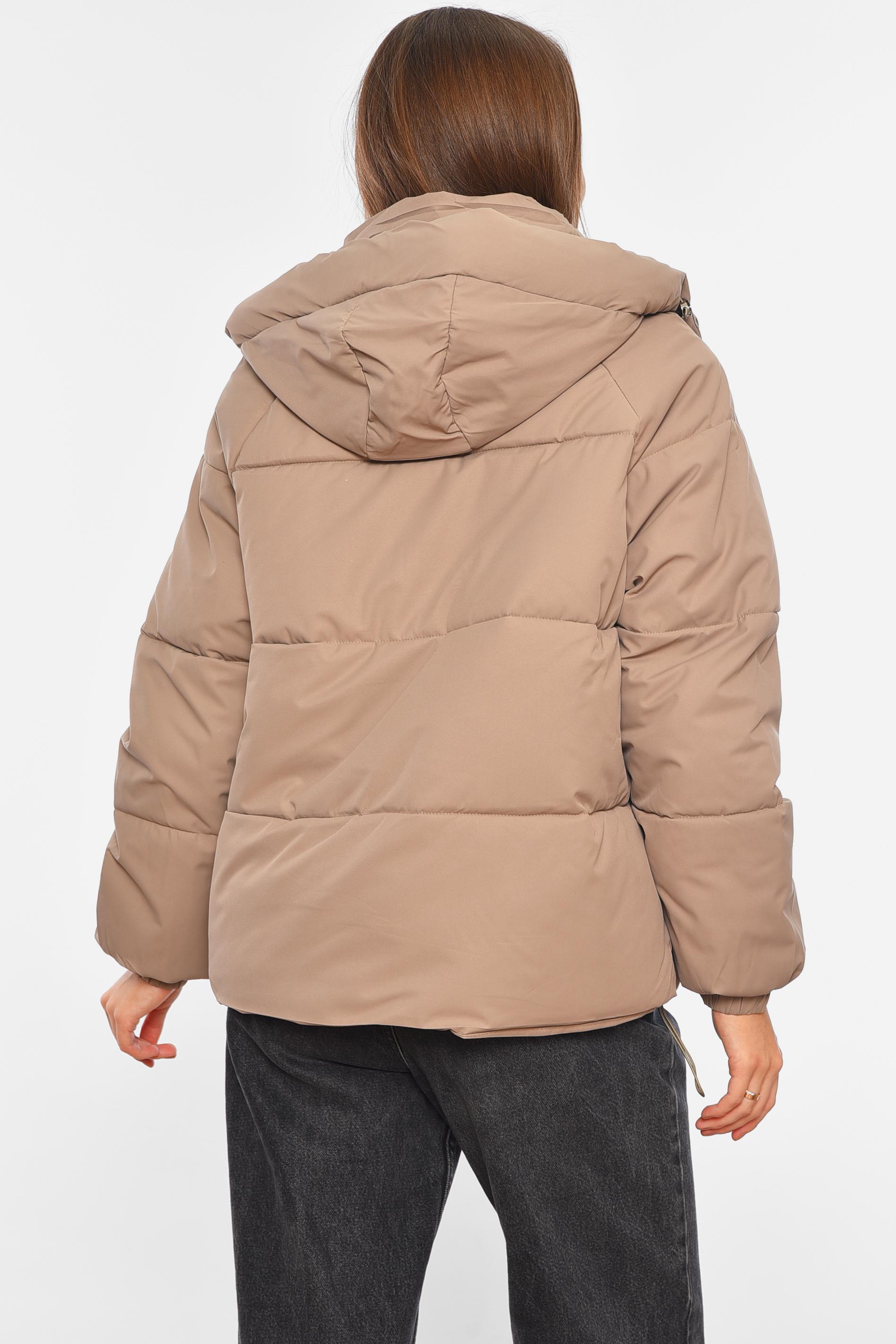 Куртка жіноча єврозима XL Темно-бежевий (195116) - фото 3 Куртка жіноча єврозима XL Темно-бежевий (195116) - фото 3