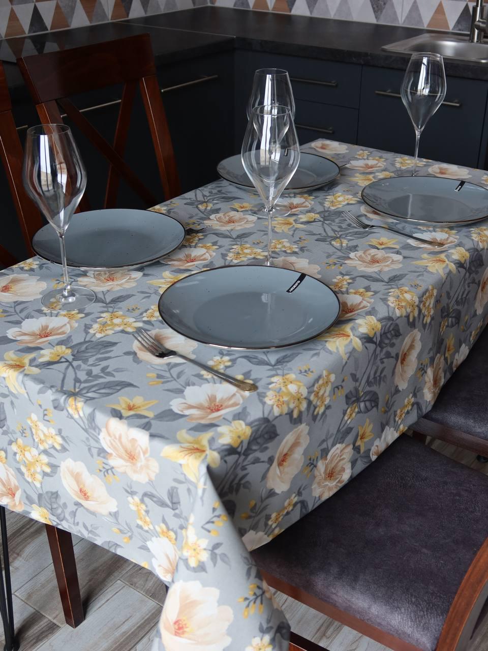 Скатертина водовідштовхувальна тефлонова прямокутна 220x170 см (30041-p3)