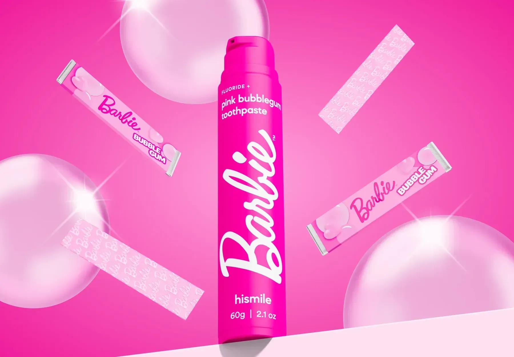 Зубна паста Hismile Barbie Pink Bubblegum Toothpaste зі смаком жуйки 60 г (29511091) - фото 3 Зубна паста Hismile Barbie Pink Bubblegum Toothpaste зі смаком жуйки 60 г (29511091) - фото 3