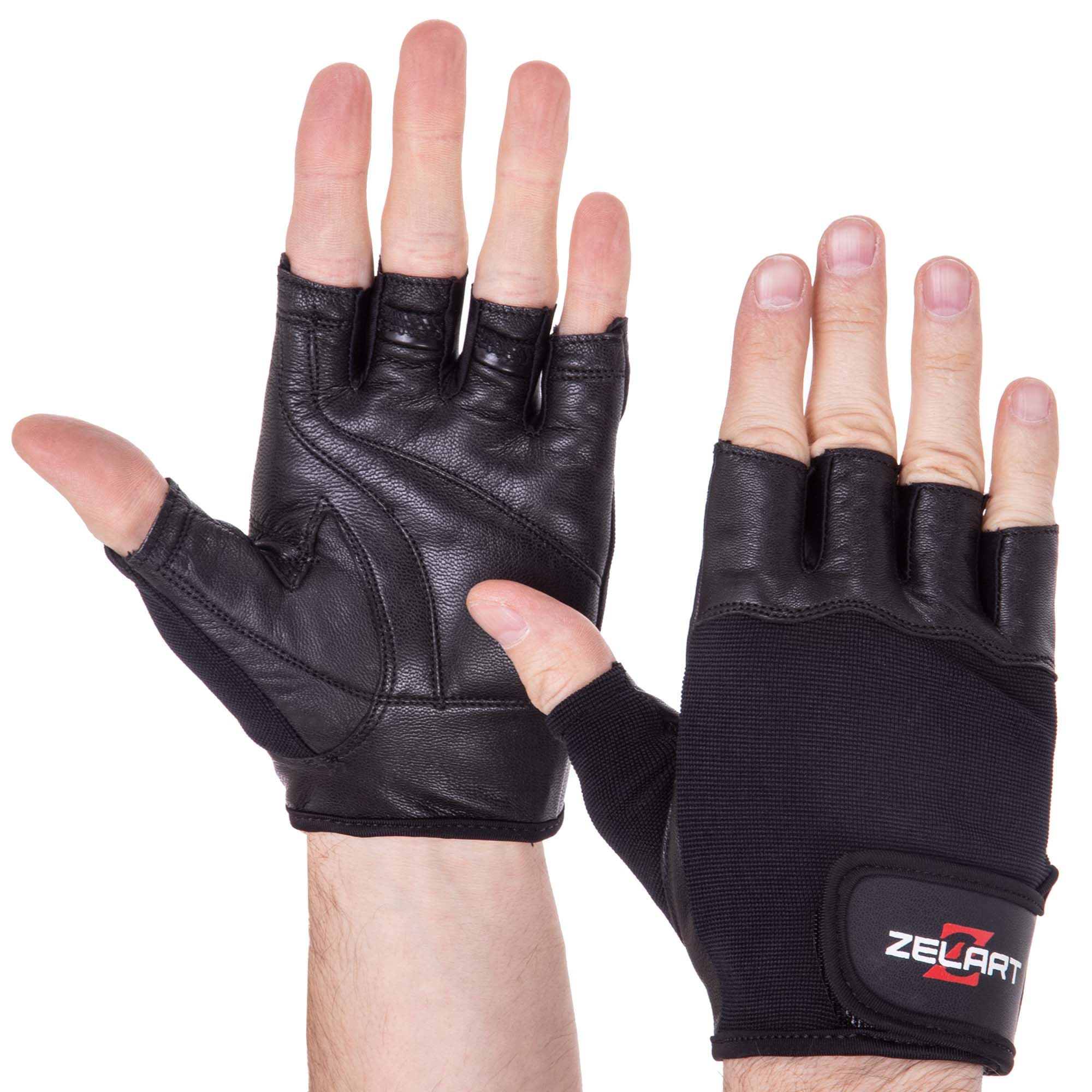 Перчатки для тяжелой атлетики Zelart SB-161600 XXL Черный (62fa65ecb8fc4d48d24f11a0)