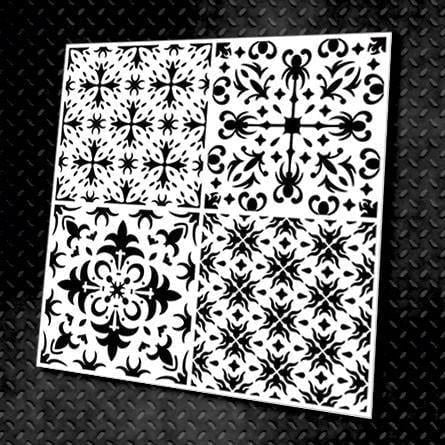 Трафарет многоразовый DFA Квадратный узор 27 для штукатурки и краски (K00027) Трафарет многоразовый DFA Квадратный узор 27 для штукатурки и краски (K00027)