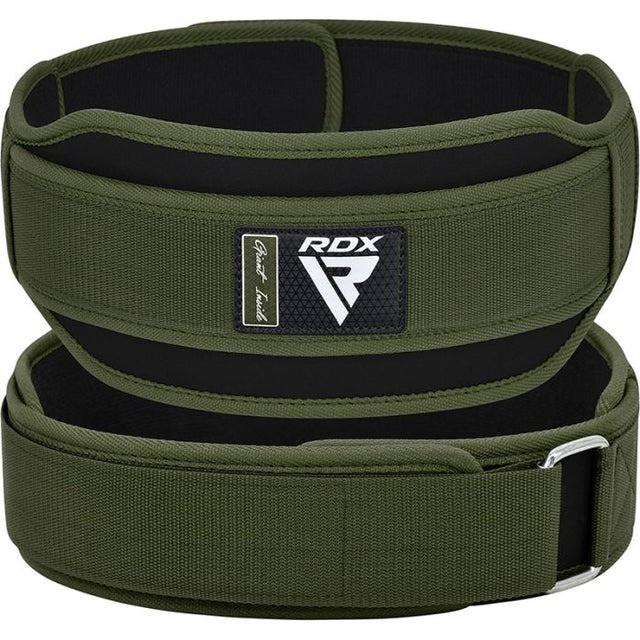 Пояс для тяжелой атлетики RDX RX5 Double Belt неопреновый XL Army Green (WBD-RX5AG-XL) - фото 3