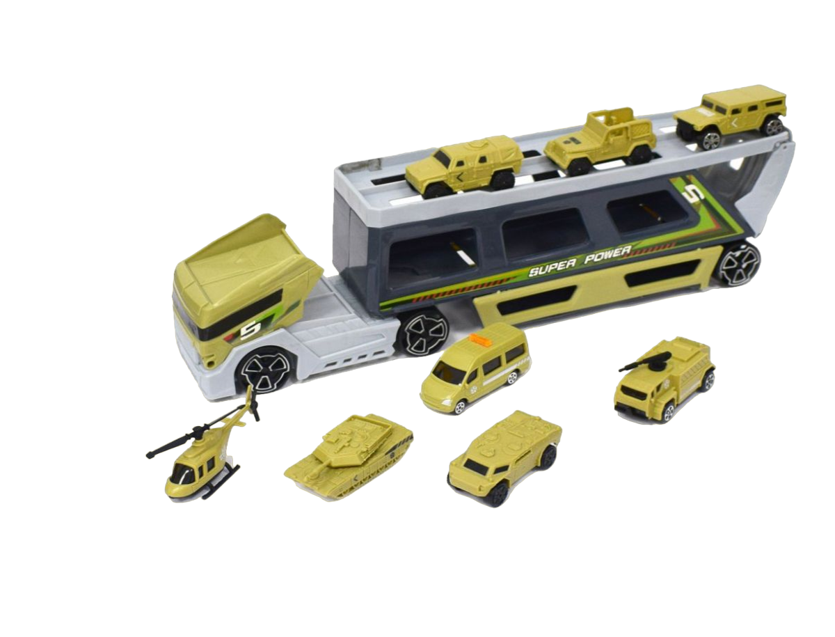 Ігровий набір трейлер peng rong Зелений (1-6-154525)