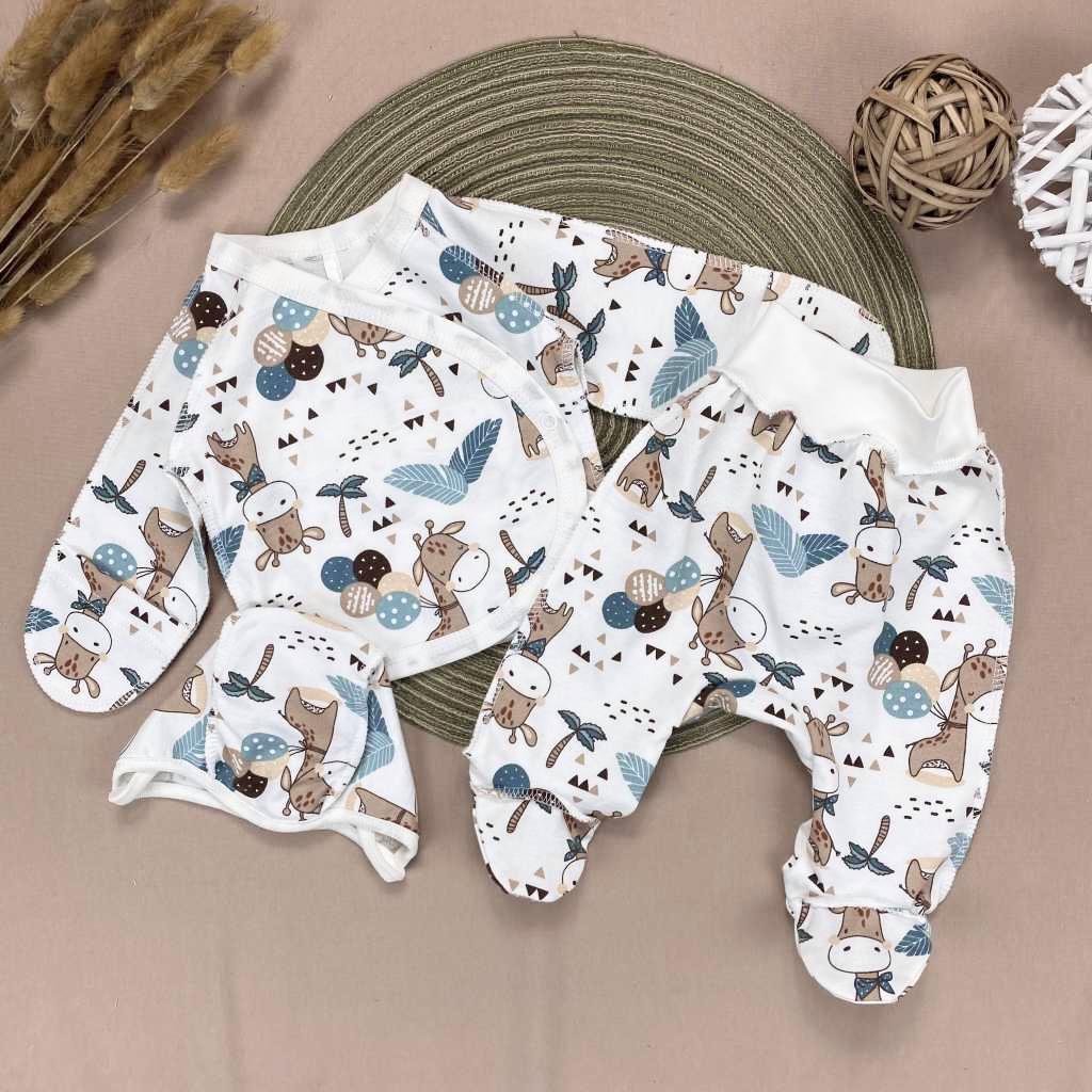 Комплект RoyalBaby Жирафики байка р. 56 3 шт. (143848-19271)