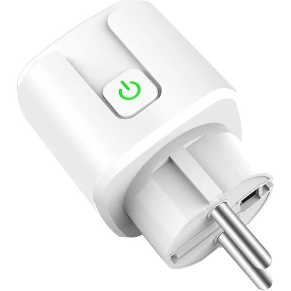 Умная розетка Tuya Smart Wi-Fi 16А со счетчиком электроэнергии с подключением к телефону