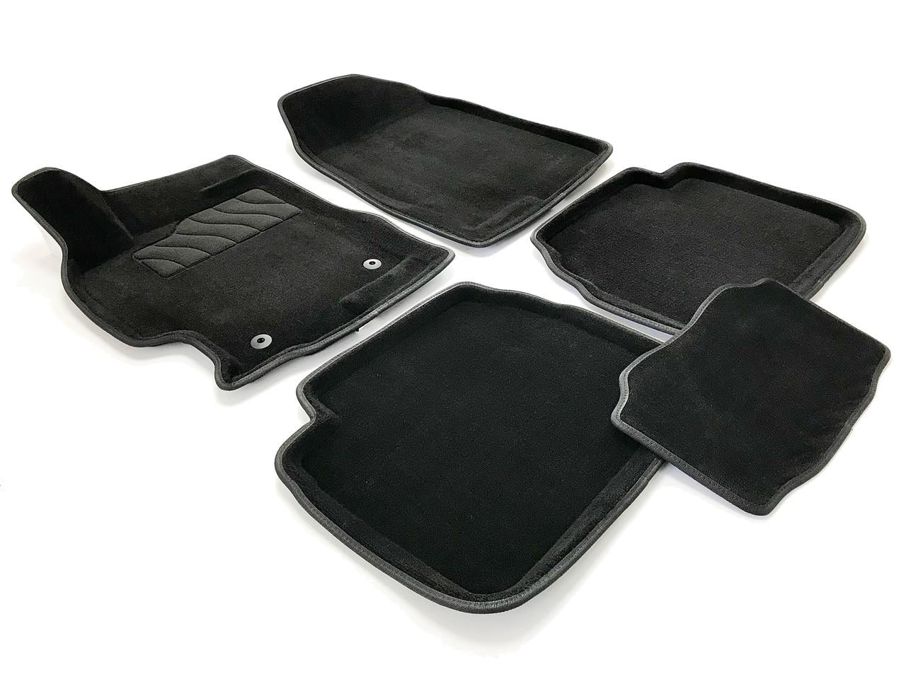 Коврики в салон ворсовые 3D Seintex Mazda 6 2008-2012 5 шт. Черный 71699