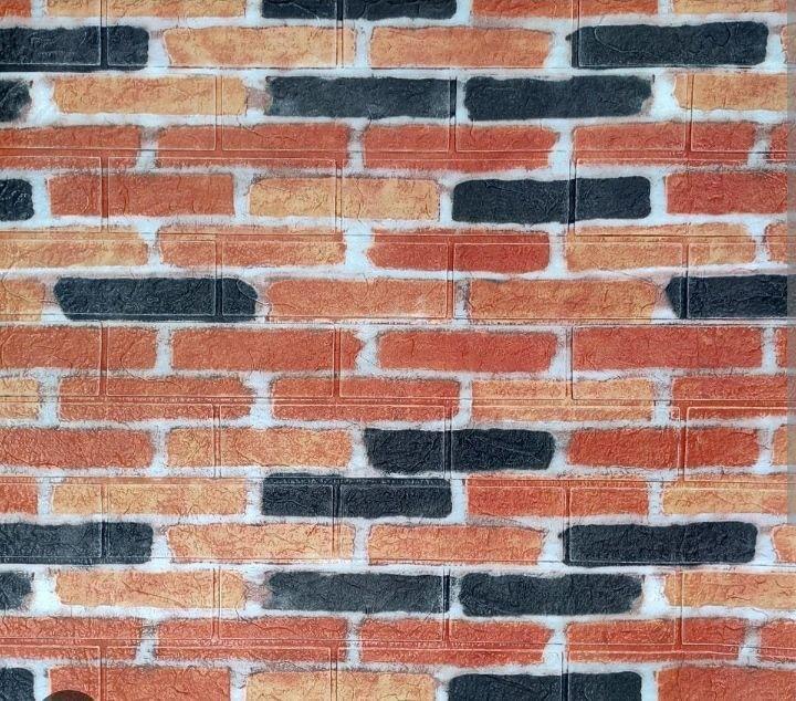 3D-панель декоративная под катеринославский кирпич самоклеящийся 700x770x2 мм (BPN2-009)