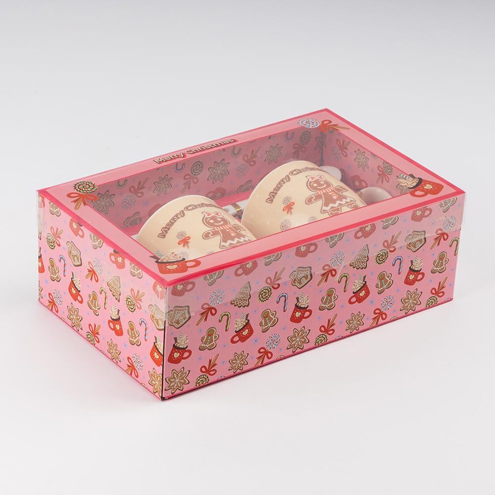 Набір кухлів з ложечками Merry Christmas 2 шт. 180 мл - фото 7 Набір кухлів з ложечками Merry Christmas 2 шт. 180 мл - фото 7