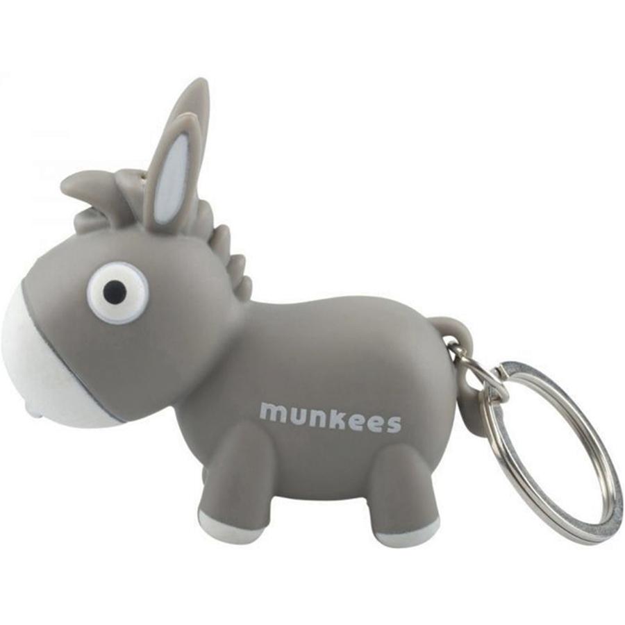 Брелок-фонарик Munkees 1110 Donkey LED Grey