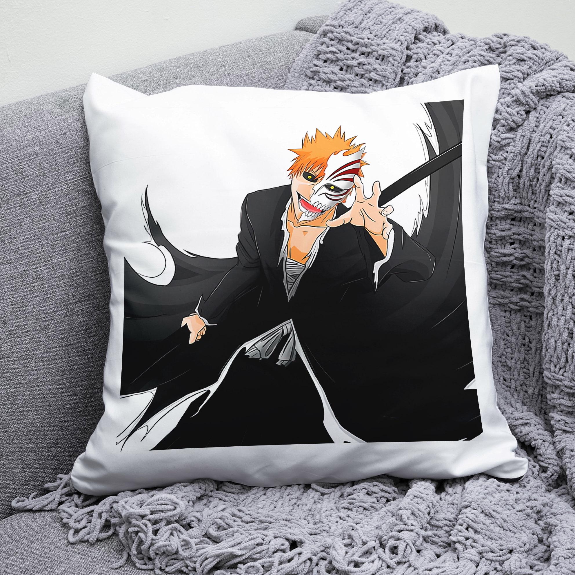 Плюшевая подушка квадрат с принтом Bleach "2