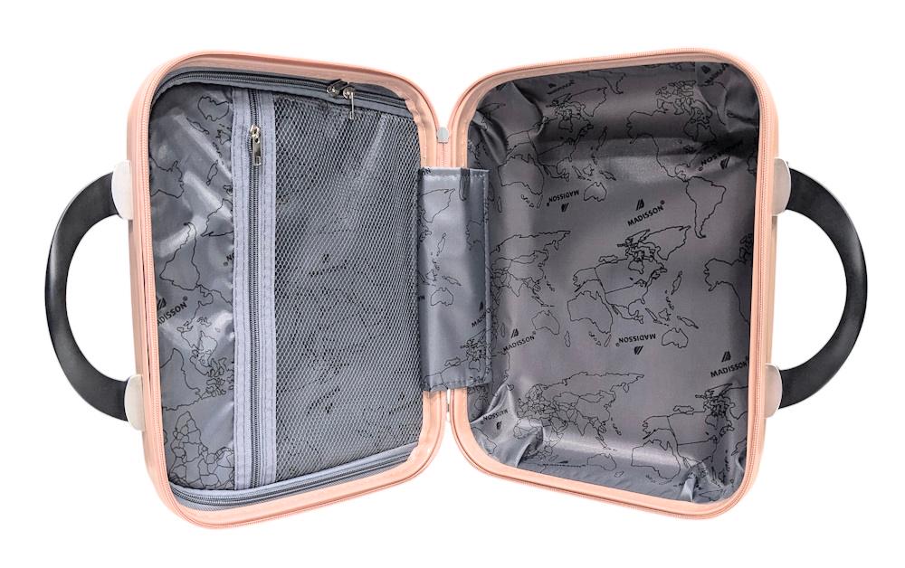 Бьюті-кейс ручна поклажа Madisson Snowball 51304 поліпропілен XS Рожеве золото - фото 7 Бьюті-кейс ручна поклажа Madisson Snowball 51304 поліпропілен XS Рожеве золото - фото 7