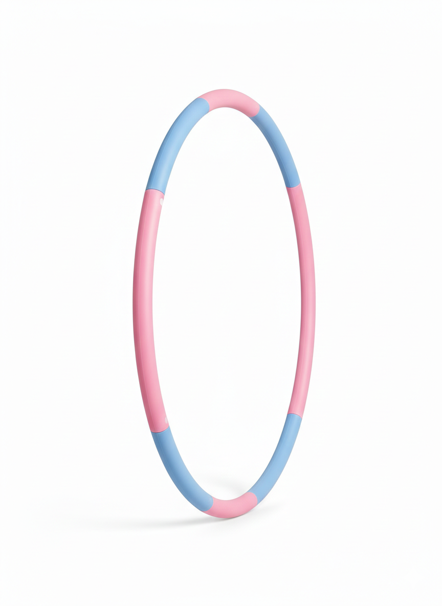 Фитнес-обруч Sinocare с мягким покрытием Сине-розовый (8/737)