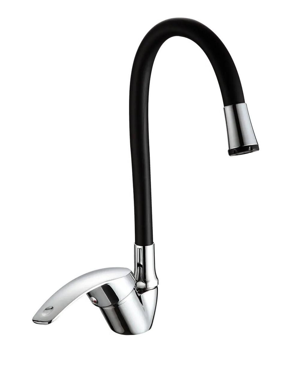 Смеситель для кухни FRUD R40055-2 с гибким изливом Черный