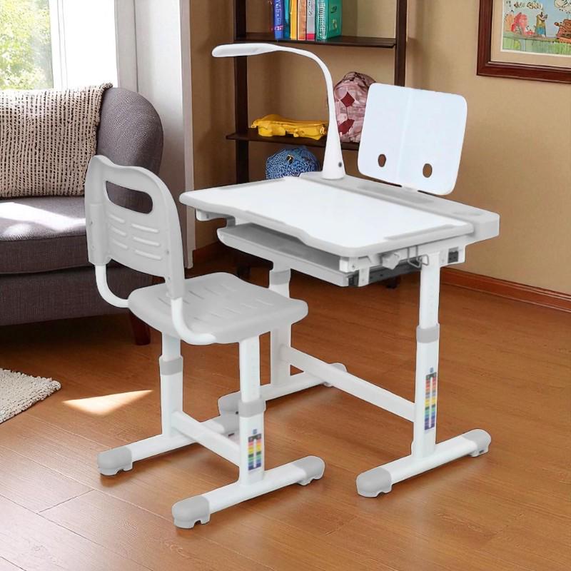 Парта дитяча Bambi та стілець із регулюванням висоти Сірий (M 5068-11) - фото 2 Парта дитяча Bambi та стілець із регулюванням висоти Сірий (M 5068-11) - фото 2