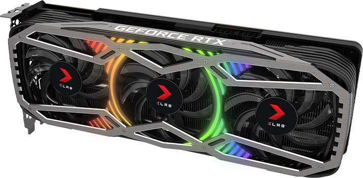 Відеокарта PNY GeForce RTX 3080 Ti 12GB XLR8 Gaming Revel Epic-X RGB Triple Fan (VCG3080T12TFXPPB) - фото 5