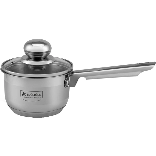 Ківш з кришкою Edenberg EB-3033 нержавіючий 1,5 л (57-46-EB-3033)