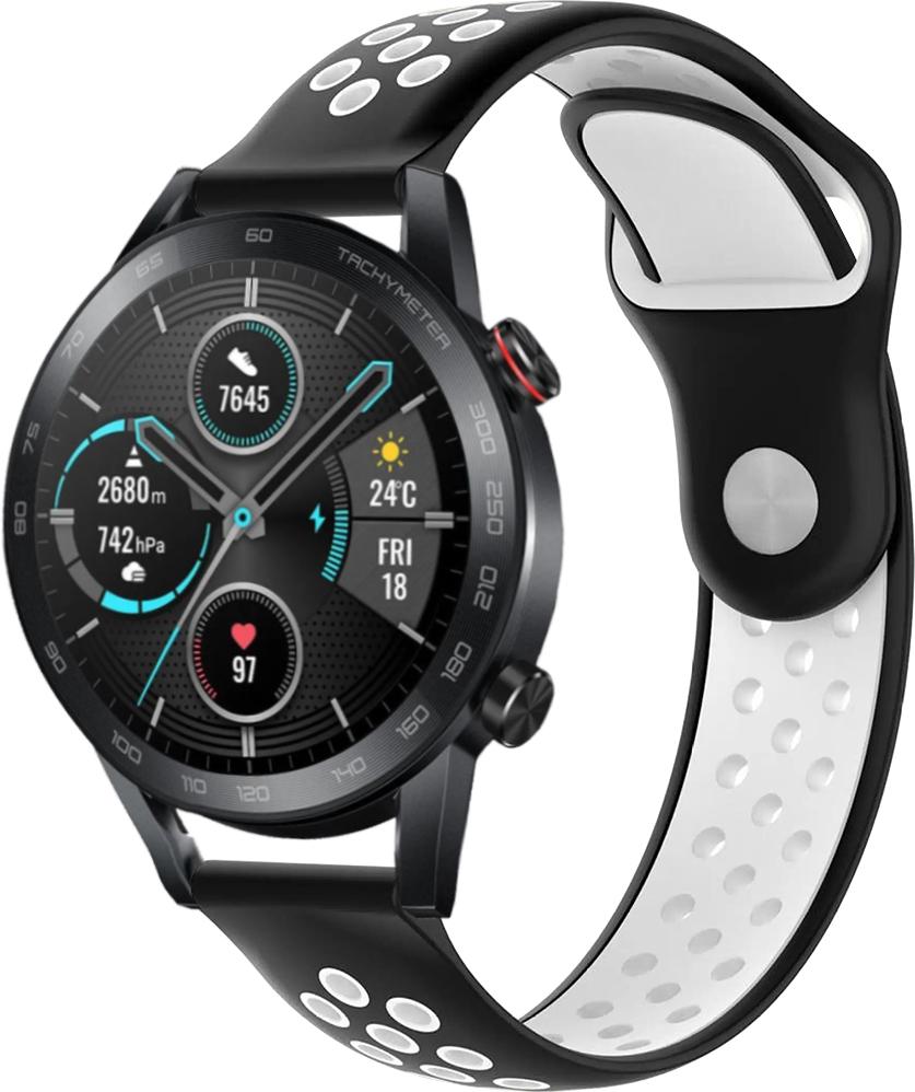 Ремешок Sport для Honor Magic Watch 2 46 мм 22 мм Black/White (23052-1E)