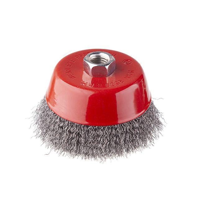 Кордщітка Intertool BT-1100 100 мм для КШМ М14 кручений дріт (BT-1100)