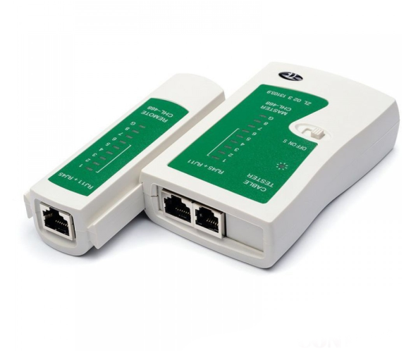 Кабельный тестер Merlion NS-468N RJ-45/RJ-11 White (YT-NS-468N)