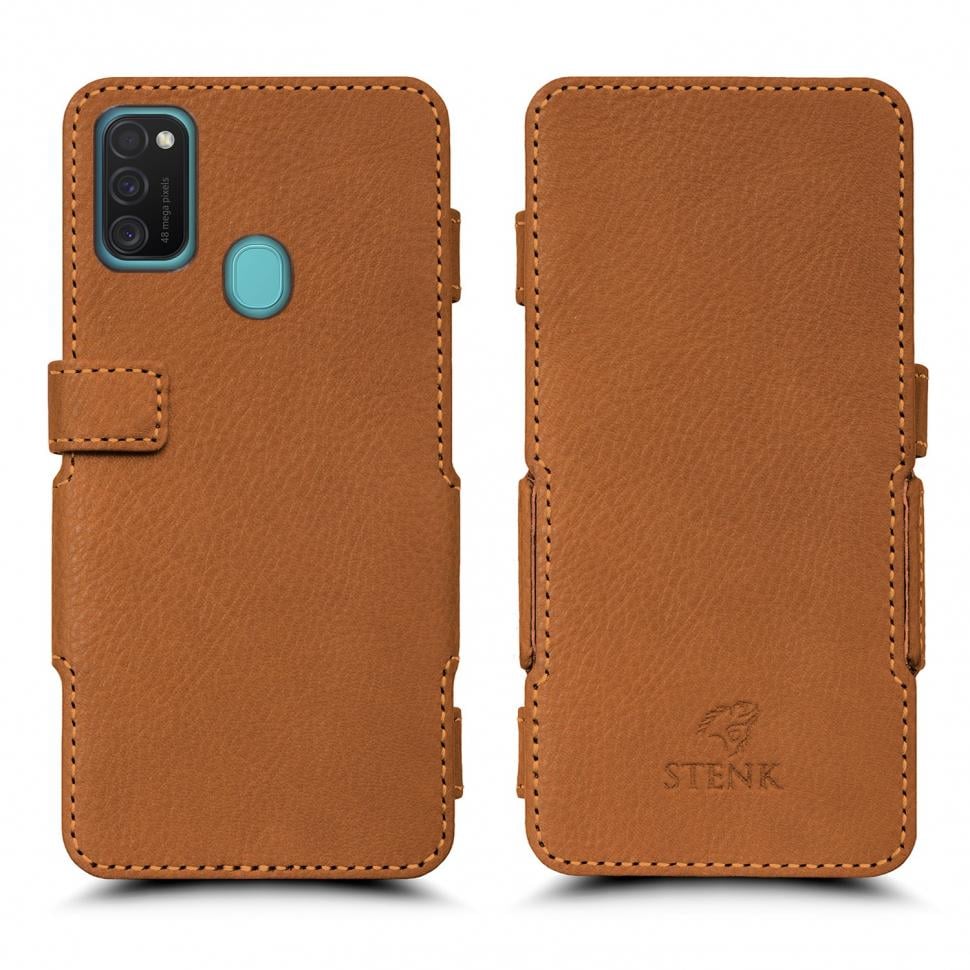 Чехол книжка Stenk Prime для Samsung Galaxy M21 Camel (65443)