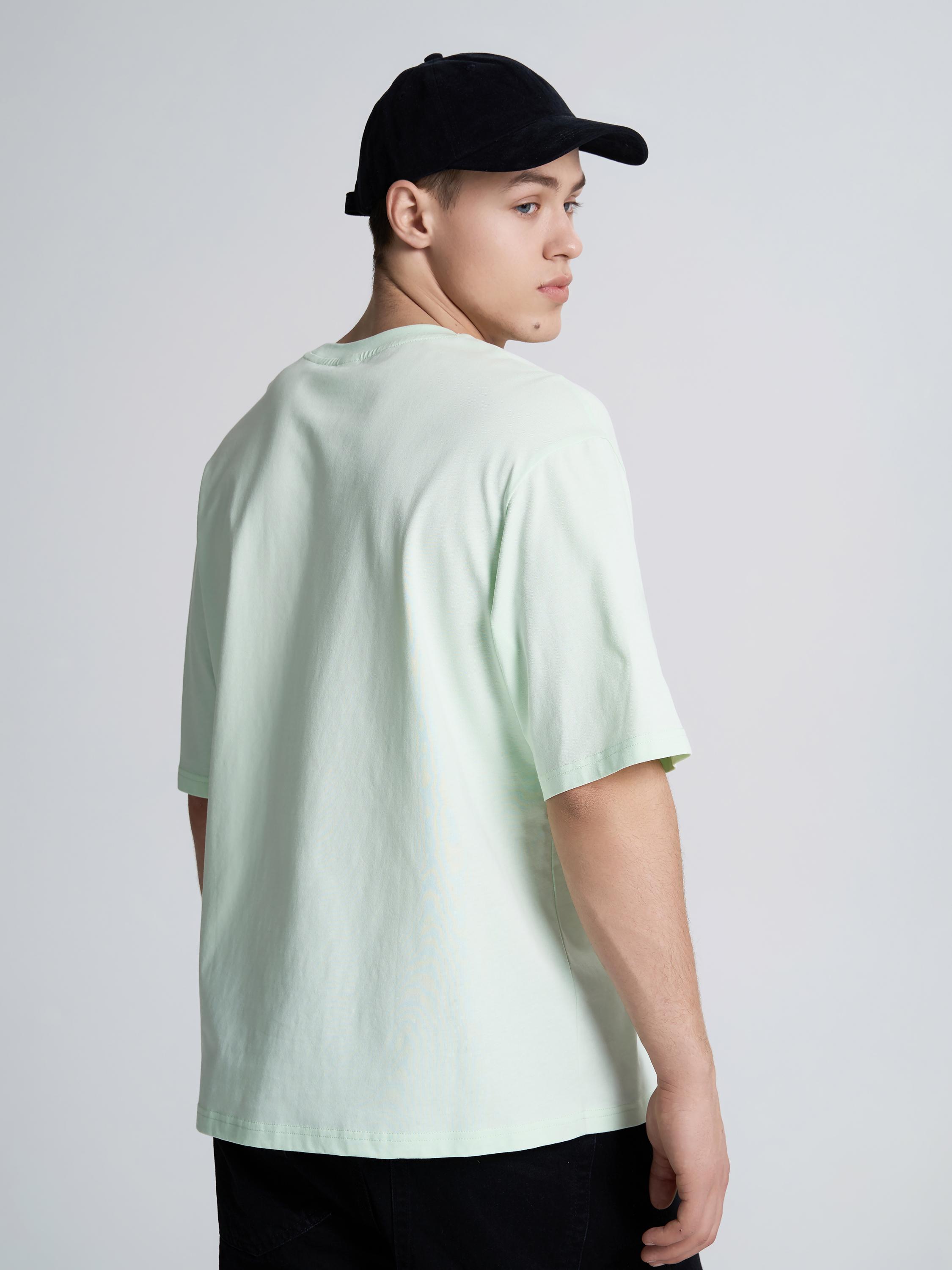 Футболка мужская ROZA 230926 L Светло-зеленый (4824005722356) - фото 9 Футболка мужская ROZA 230926 L Светло-зеленый (4824005722356) - фото 9