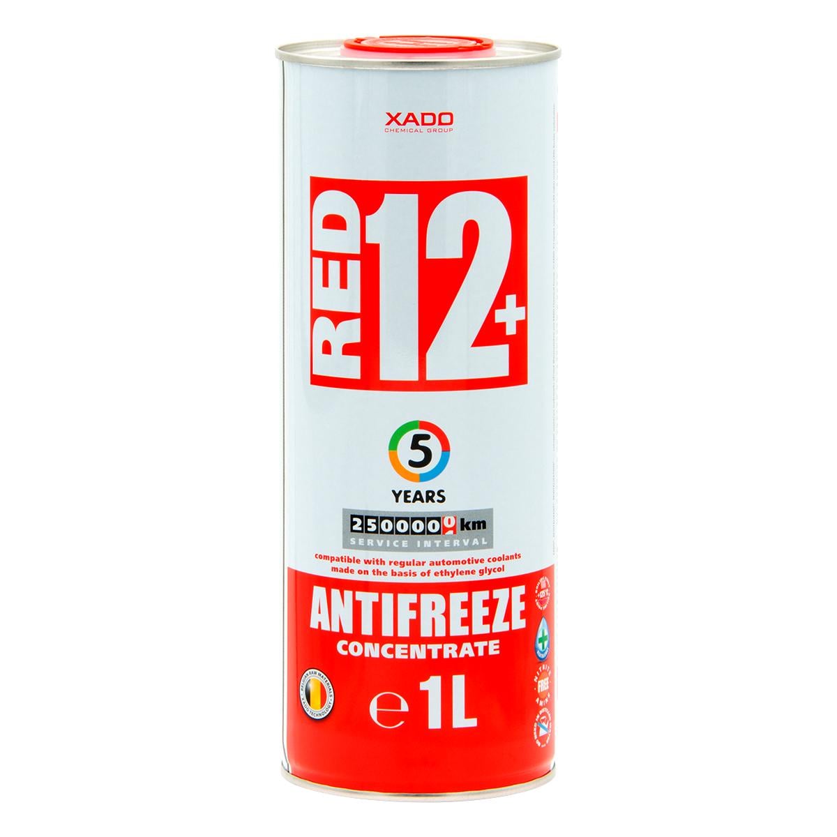 Антифриз Xado Antifreeze Red 12+ концентрат 1 л Красный (XA 50001_1)